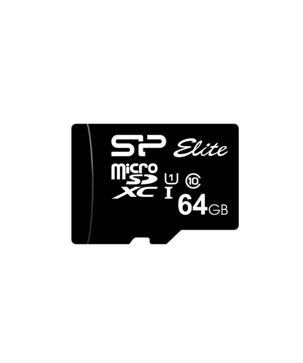کارت حافظه microSDXC سیلیکون پاور مدل ELITE کلاس 10 استاندارد UHC-I U1 سرعت 100MBps ظرفیت 64 گیگابایت