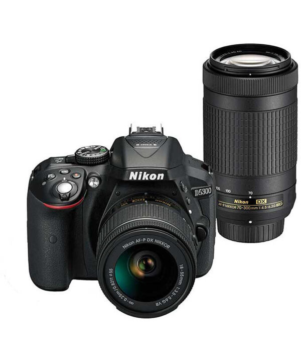 دوربین دیجیتال نیکون مدل D5300 به همراه لنز 18-55 و 70-300 میلی متر