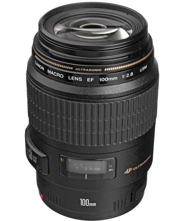 لنز دوربین کانن مدل EF 100mm f/2.8 Macro USM