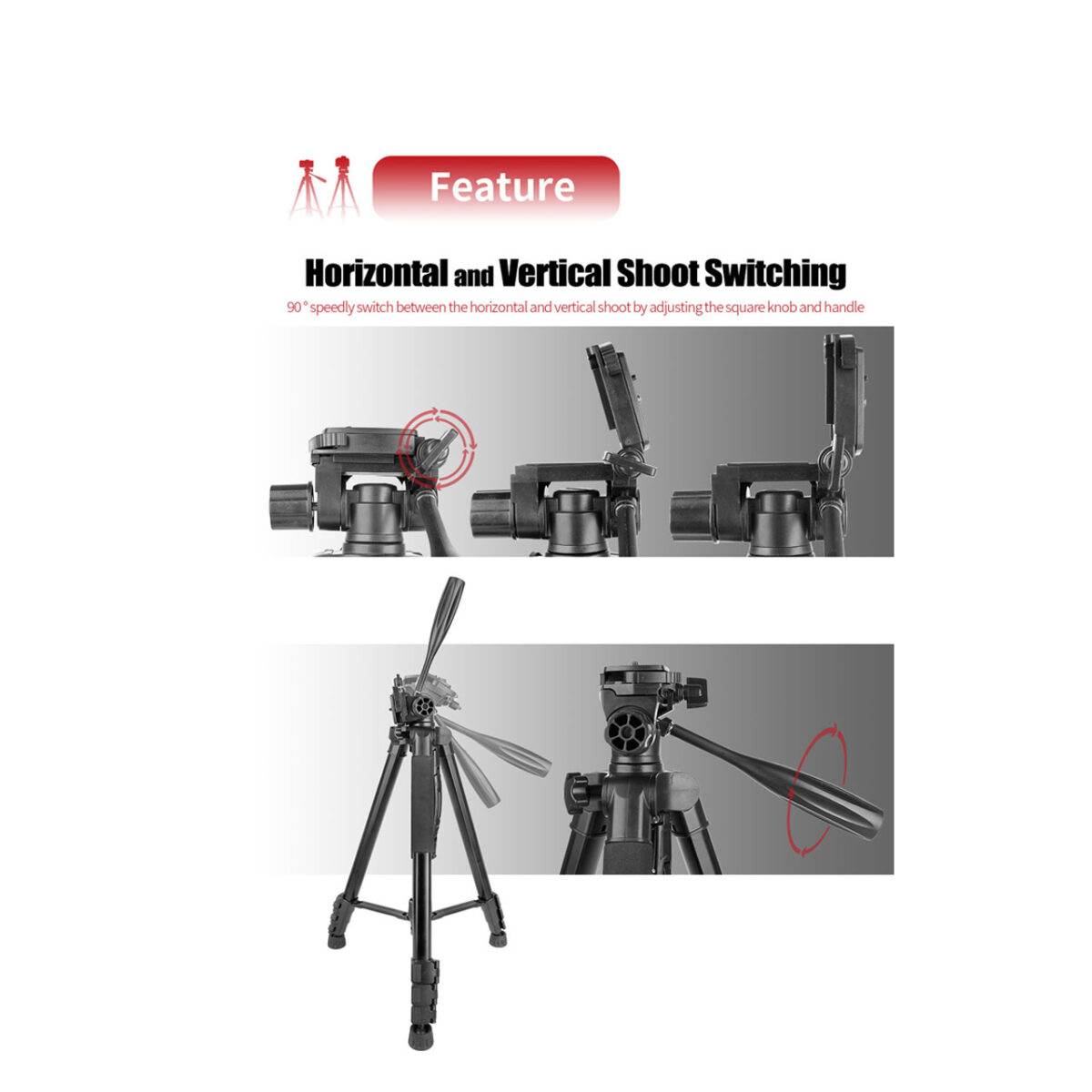 سه پایه دوربین کینگ‌جوی مدل VT-890H
