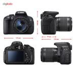 دوربین دیجیتال کانن مدل EOS 700D Kit 18-55mm IS STM