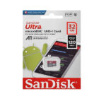 کارت حافظه microSDXC سن دیسک مدل Ultra A1 کلاس 10 استاندارد UHS-I سرعت 120MBps ظرفیت 32 گیگابایت بسته 5 عددی