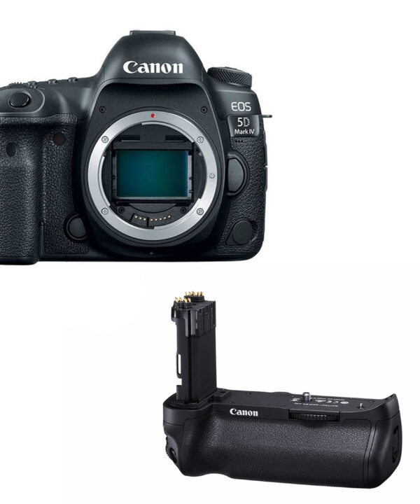 دوربین دیجیتال کانن مدل EOS 5D Mark IV به همراه گریپ اصلی باتری دوربین کانن مدل BG-E20