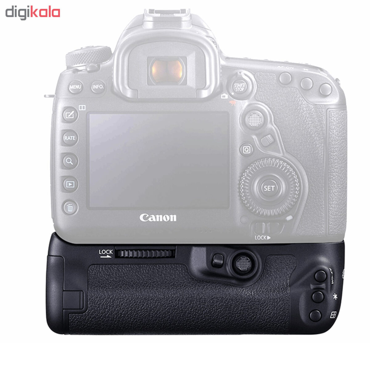 دوربین دیجیتال کانن مدل EOS 5D Mark IV به همراه گریپ اصلی باتری دوربین کانن مدل BG-E20