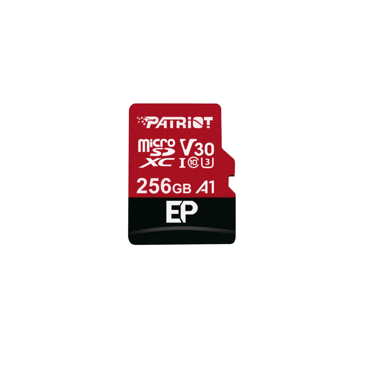 کارت حافظه microSDXC پتریوت مدل EP-V30 A1 ظرفیت 256 گیگابایت به همراه آداپتور
