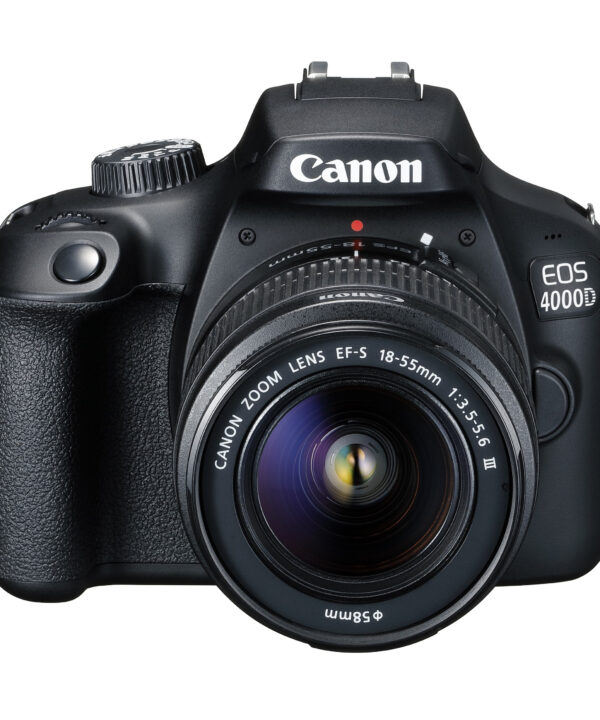 دوربین دیجیتال کانن مدل EOS 4000D به همراه لنز 18-55 میلی متر DC III و لوازم جانبی