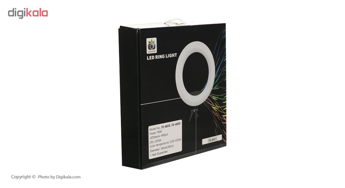 رینگ لایت لنزیوم مدل FE-480 III