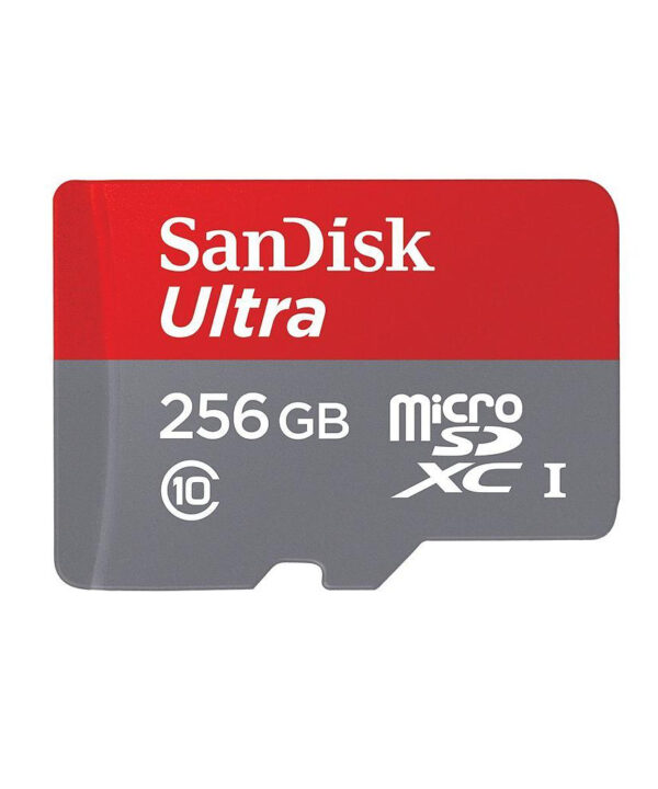 کارت حافظه microSDXC سن دیسک مدل Ultra کلاس 10 استاندارد UHS-I U1 سرعت 100MBps ظرفیت 256 گیگابایت