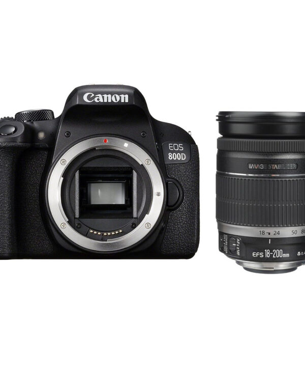 دوربین دیجیتال کانن مدل Eos 800D به همراه لنز 200-18 EF-S میلی متر IS