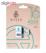 کارت حافظه microSDHC کوئین تک مدل Elite 433X کلاس 10 استاندارد UHS-I U1 سرعت 65MBps ظرفیت 16 گیگابایت به همراه آداپتور SD