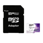 کارت حافظه‌ microSDXC سیلیکون پاور مدل Superior Pro کلاس 10 استاندارد UHS-I U3 سرعت 100MBps ظرفیت 128گیگابایت همراه با آداپتور SD