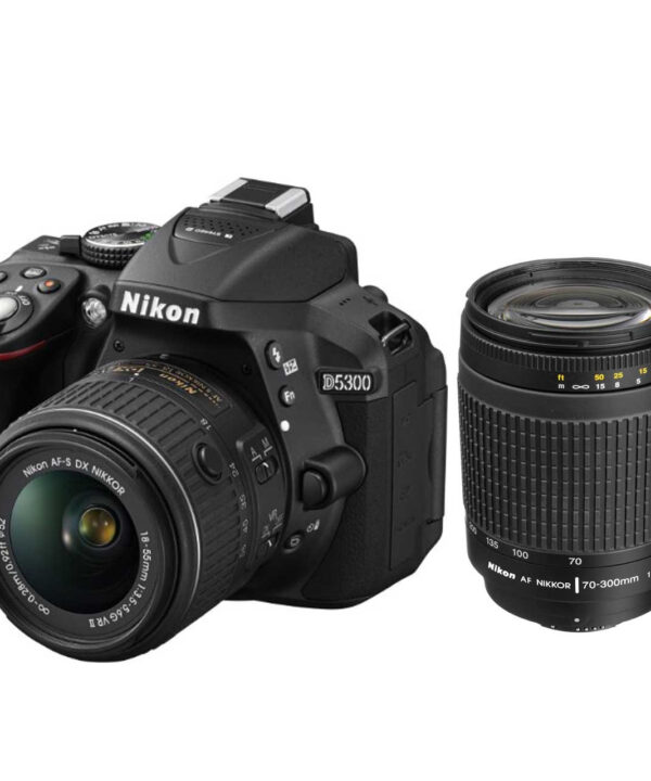 دوربین دیجیتال نیکون مدل D5300 به همراه لنز 18-55 و 70-300 میلی متر F/4-5.6G