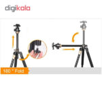 سه پایه دوربین کنگ زوین شیدای مدل QZDS-02