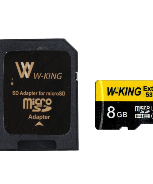 کارت حافظه microSDHC دبلیو کینگ مدل Extra 533xPlus کلاس 10 استاندارد UHS-I U1 سرعت 80MBs ظرفیت 8 گیگابایت به همراه آداپتور SD