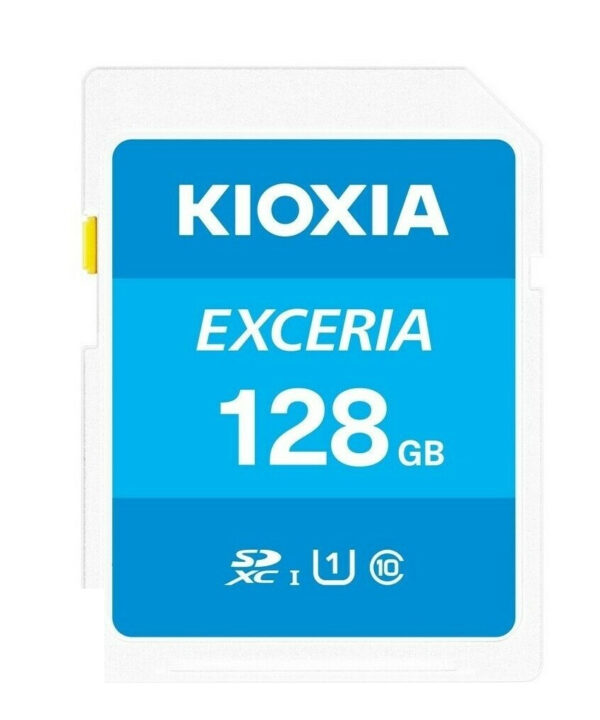 کارت حافظه SDXC کیوکسیا مدل EXCERIA کلاس 10 استاندارد UHS-1 سرعت 100MBps ظرفیت 128 گیگابایت