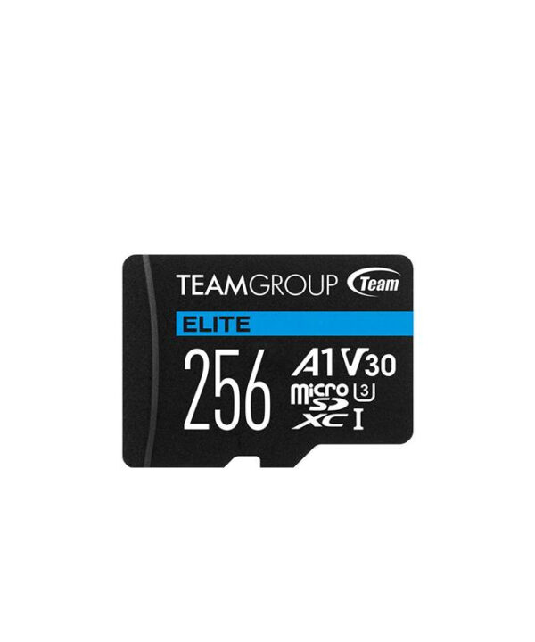 کارت حافظه microSDXC تیم گروپ مدل ELITE کلاس 10 استاندارد UHS-I U3 سرعت 90MBps ظرفیت 256 گیگابایت