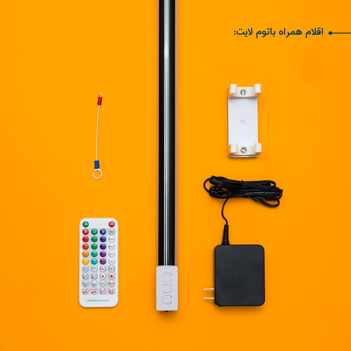 نور ثابت ال ای دی مدل RGB 100 FULL COLOR X2 بسته 2 عددی
