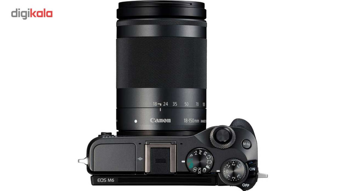 دوربین دیجیتال بدون آینه کانن مدل EOS M6 به همراه لنز 18-150 میلی متر IS STM