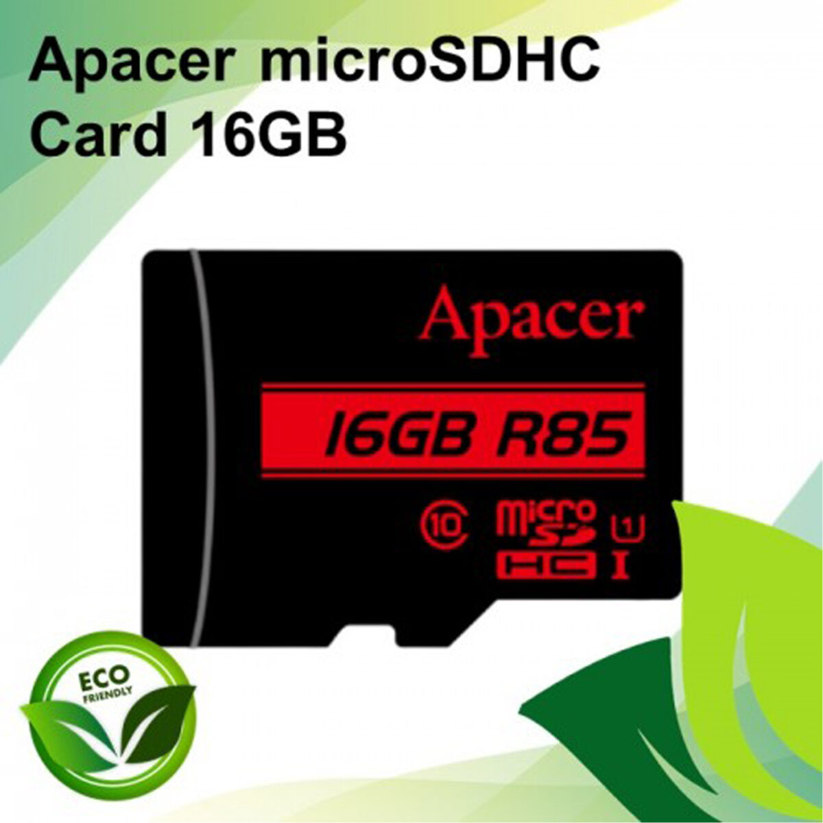 کارت حافظه microSDHC اپیسر مدل AP16G کلاس 10 استاندارد UHS-I U1 سرعت 85MBps ظرفیت 16 گیگابایت