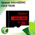 کارت حافظه microSDHC اپیسر مدل AP16G کلاس 10 استاندارد UHS-I U1 سرعت 85MBps ظرفیت 16 گیگابایت