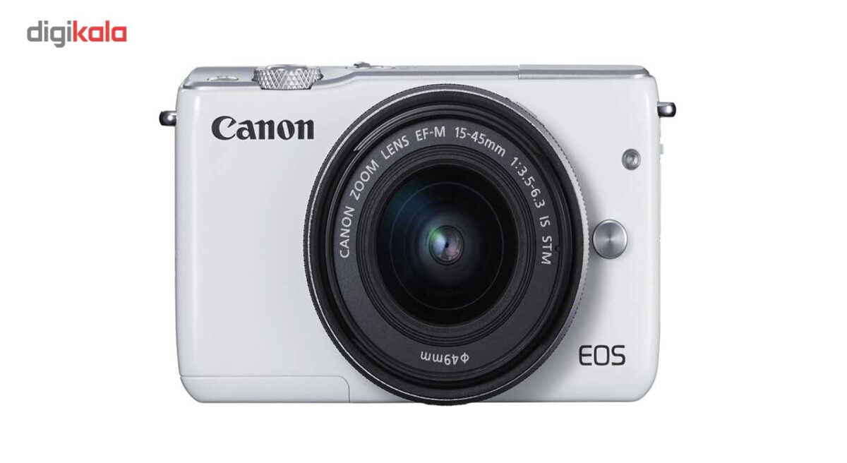 دوربین دیجیتال بدون آینه کانن مدل EOS M10 به همراه لنز 45-15 EF-M و EF 50mm f/1.8 STM میلی متر و آداپتور لنز کانن Mount Adapter EF-EOS M