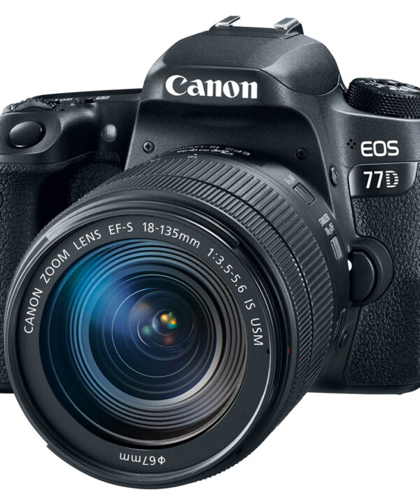 دوربین دیجیتال کانن مدل EOS 77D به همراه لنز 18-135 میلی متر IS USM