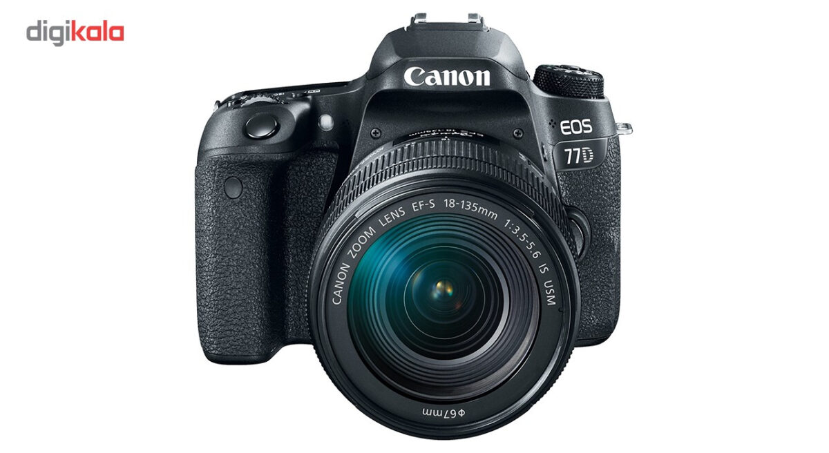 دوربین دیجیتال کانن مدل EOS 77D به همراه لنز 18-135 میلی متر IS USM