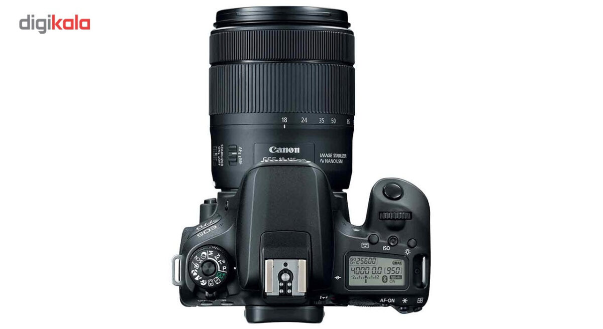 دوربین دیجیتال کانن مدل EOS 77D به همراه لنز 18-135 میلی متر IS USM