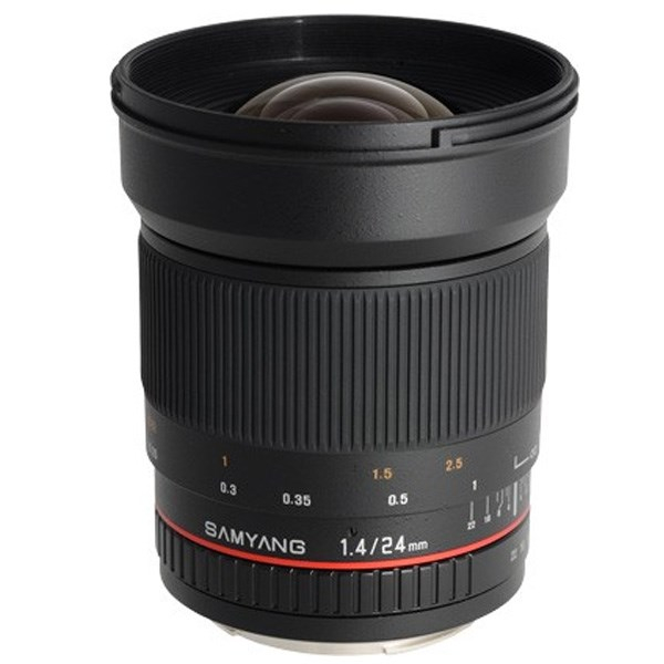 لنز سامیانگ 24mm f/1.4 ED AS UMC Canon