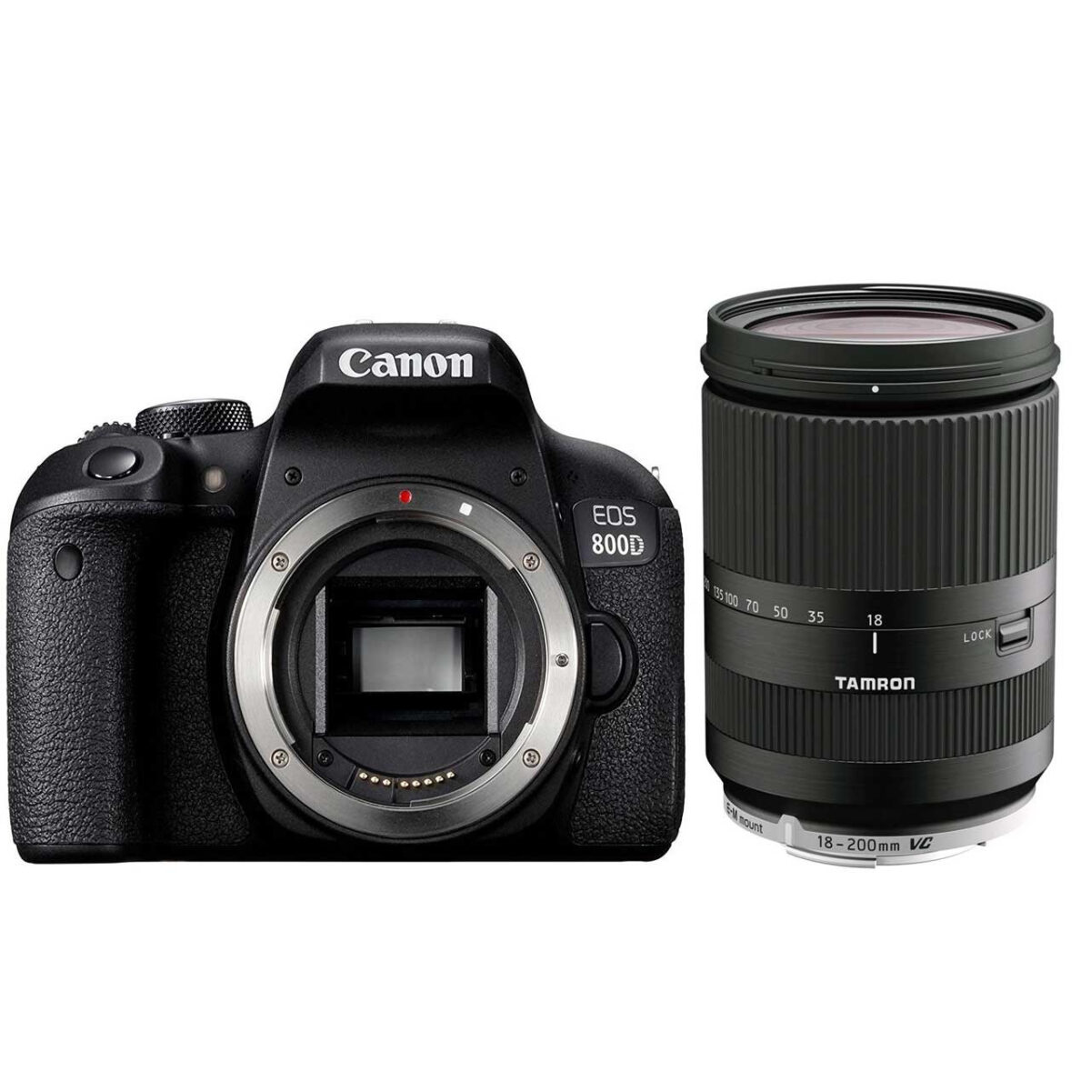 دوربین دیجیتال کانن مدل EOS 800D بدنه به همراه لنز تامرون AF 18-200mm F3.5 - F6.3 Di-II