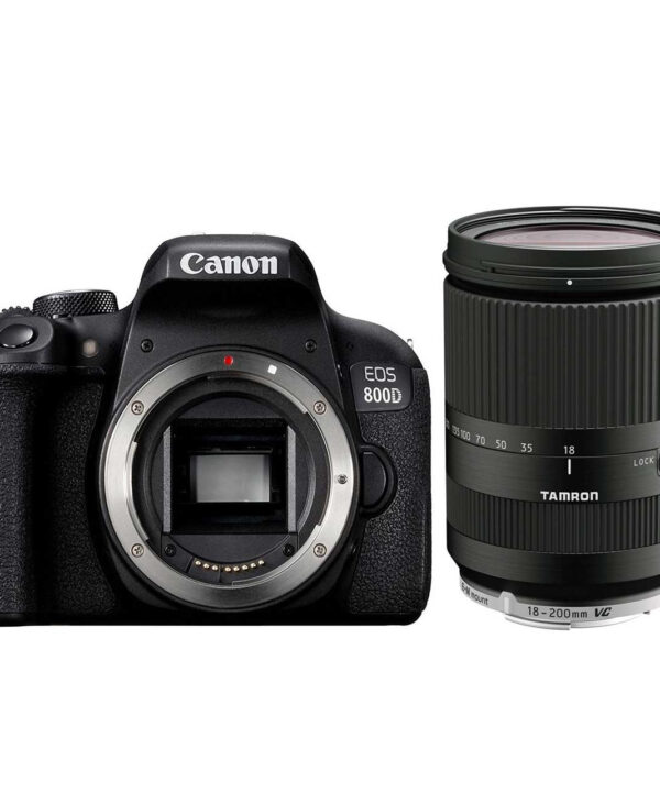 دوربین دیجیتال کانن مدل EOS 800D بدنه به همراه لنز تامرون AF 18-200mm F3.5 - F6.3 Di-II