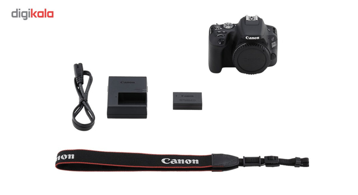 دوربین دیجیتال کانن مدل EOS 200D به همراه لنز EF-S 18-55 mm f/3.5-5.6 DC