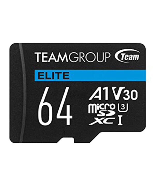 کارت حافظه microSDXC تیم گروپ مدل Elite کلاس 10 استاندارد UHS-I U3 سرعت 90MBps ظرفیت 64 گیگابایت