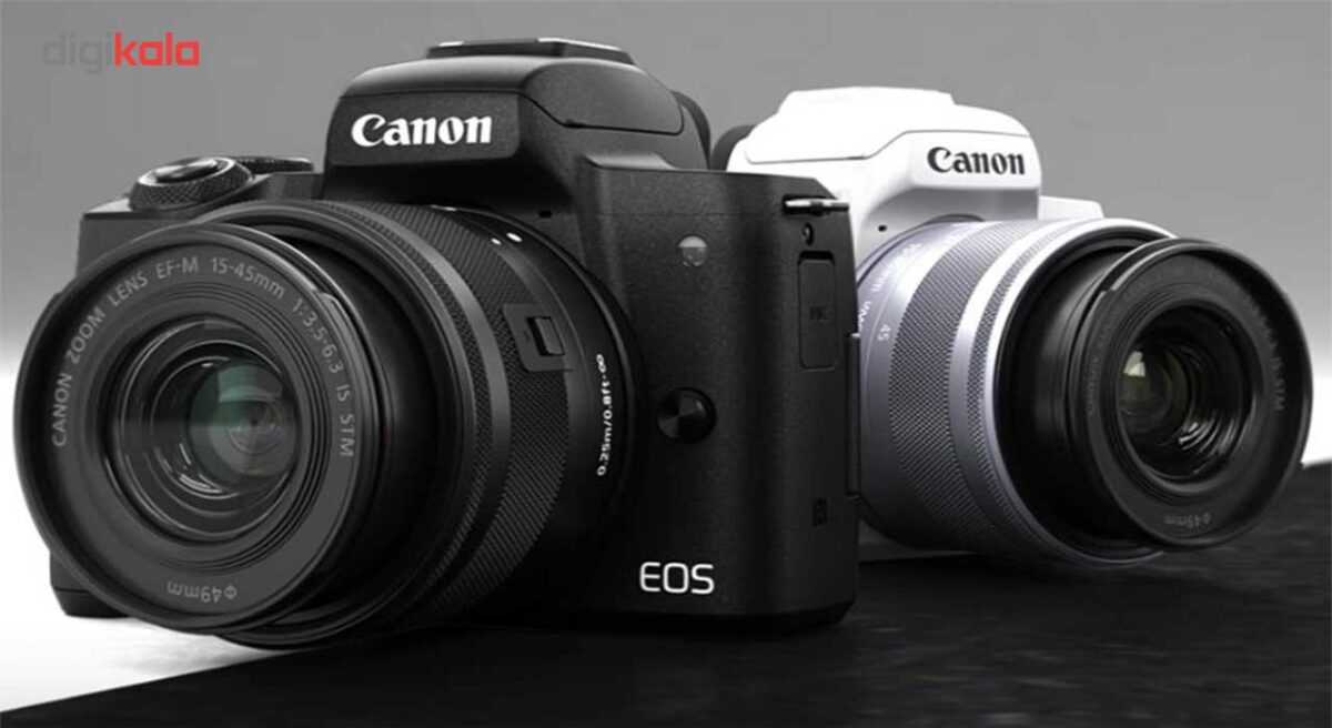 دوربین دیجیتال بدون آینه کانن مدل EOS M50 به همراه لنز 15-45 میلی متر