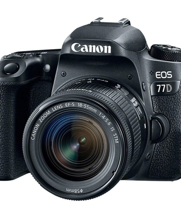 دوربین دیجیتال کانن مدل EOS 77D به همراه لنز 18-55 میلی متر STM