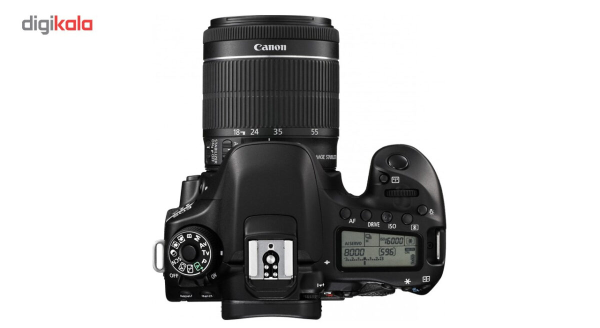 دوربین دیجیتال کانن مدل Eos 80D به همراه لنز EF-S 18-55mm f/3.5-5.6 IS STM