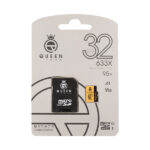 کارت حافظه Micro SD HC کوئین تک مدل A1-V30-633X کلاس 10 استاندارد سرعت UHS-l U3 سرعت 95MBps ظرفیت 32 گیگابایت به همراه آداپتور SD