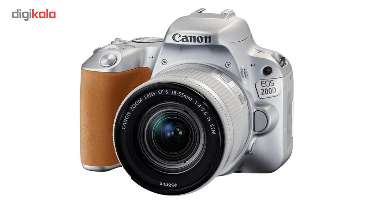دوربین دیجیتال کانن مدل EOS 200D به همراه لنز EF-S 18-55 mm f/4.5-5.6 IS STM