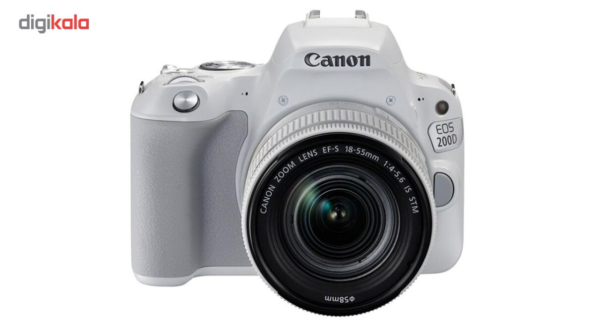 دوربین دیجیتال کانن مدل EOS 200D به همراه لنز EF-S 18-55 mm f/4.5-5.6 IS STM