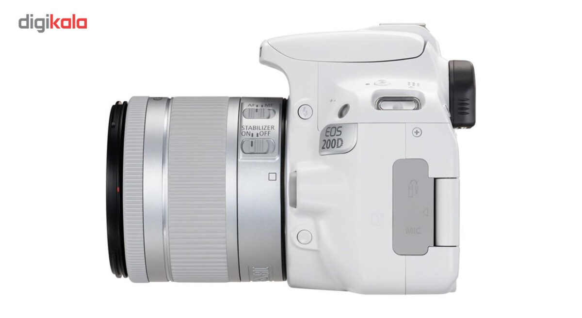 دوربین دیجیتال کانن مدل EOS 200D به همراه لنز EF-S 18-55 mm f/4.5-5.6 IS STM