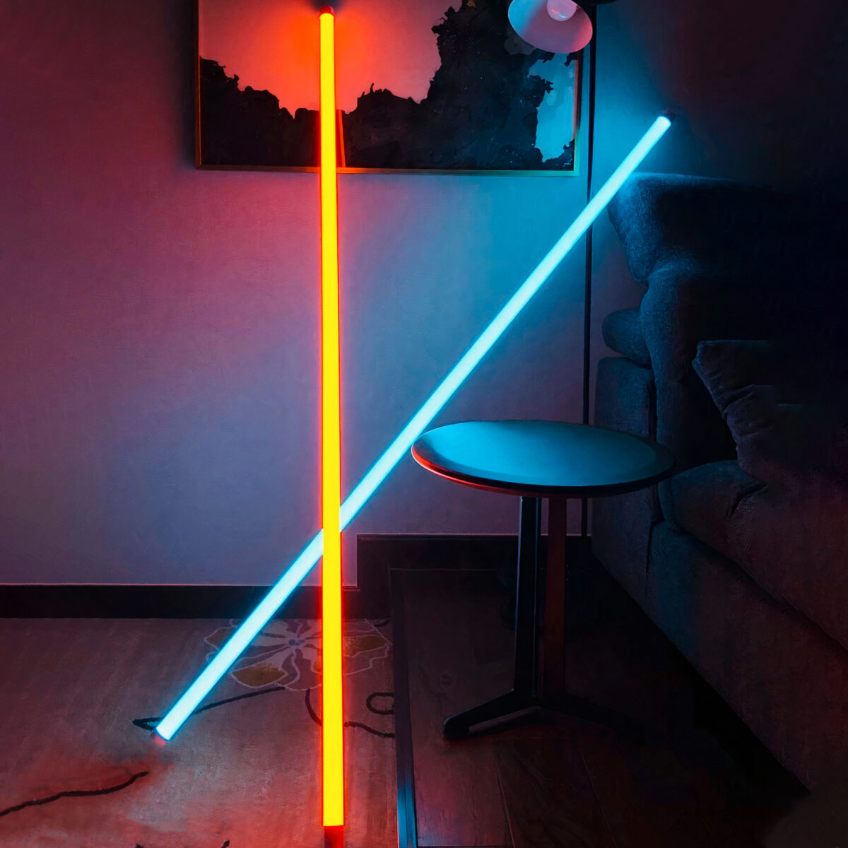 نور ثابت ال ای دی مدل C100 RGB