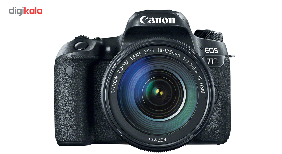 دوربین دیجیتال کانن مدل EOS 77D به همراه لنز 18-135 میلی متر USM و کیف دوربین سافروتو مدل H-201