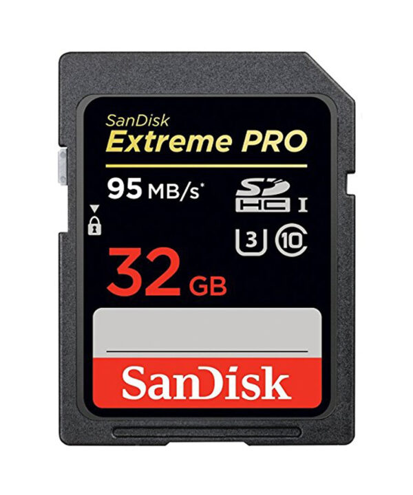 کارت حافظه SDHC سن دیسک مدل Extreme Pro استاندارد UHS-I U3 کلاس 10 سرعت 95MBps ظرفیت 32 گیگابایت