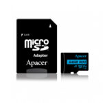 کارت حافظه microSDXC اپیسر مدل V30 کلاس 10 استاندارد UHS-I U3 سرعت 100MBps ظرفیت64گیگابایت به همراه آداپتور SD