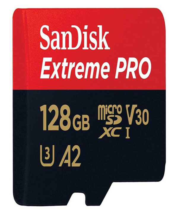 کارت حافظه microSDXC سن دیسک مدل Extreme PRO کلاس A2 استاندارد UHS-I U3 سرعت 170MBps ظرفیت 128 گیگابایت