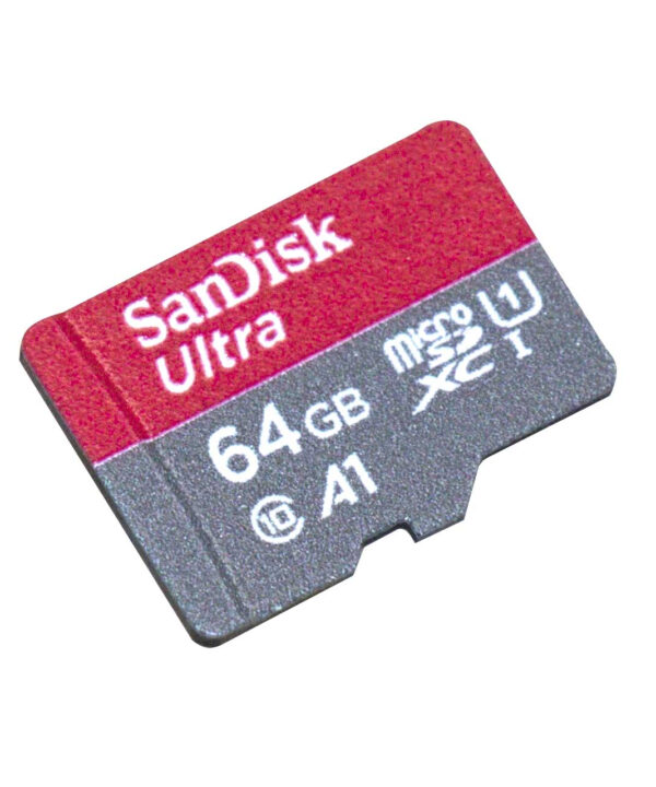 کارت حافظه microSD سن دیسک مدل Ultra A1 کلاس 10 استاندارد 1-UHS سرعت 100MBps ظرفیت 64 گیگابایت