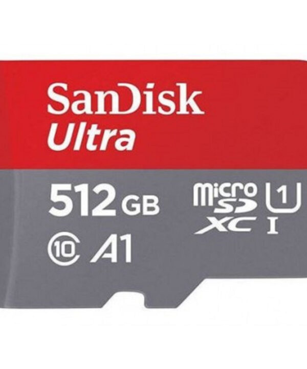 کارت حافظه microSDXC سن دیسک مدل Ultra A1 کلاس 10 استاندارد UHS-I سرعت 150MBps ظرفیت 512 گیگابایت