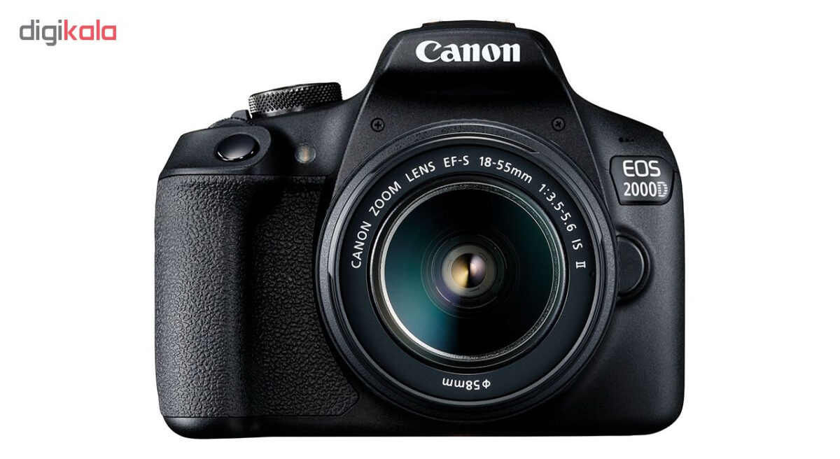 دوربین دیجیتال کانن مدل EOS 2000D به همراه لنز 18-55 میلی متر IS II