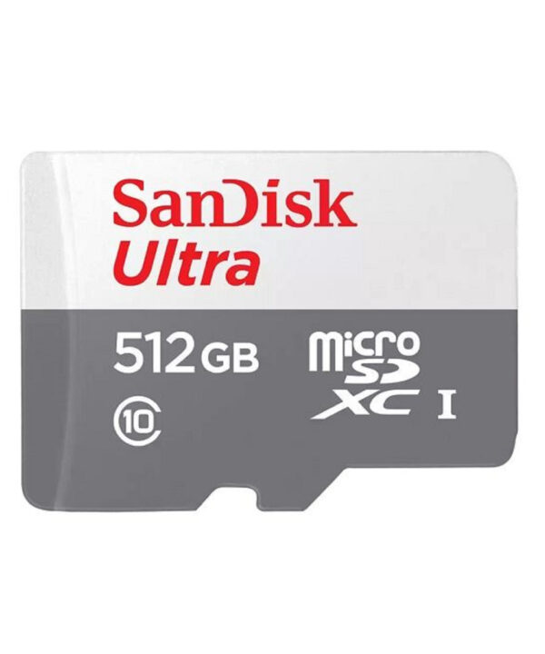کارت حافظه microSDXC سن دیسک مدل Ultra کلاس 10 استاندارد UHS-I U1 سرعت 100MBps ظرفیت 512 گیگابایت