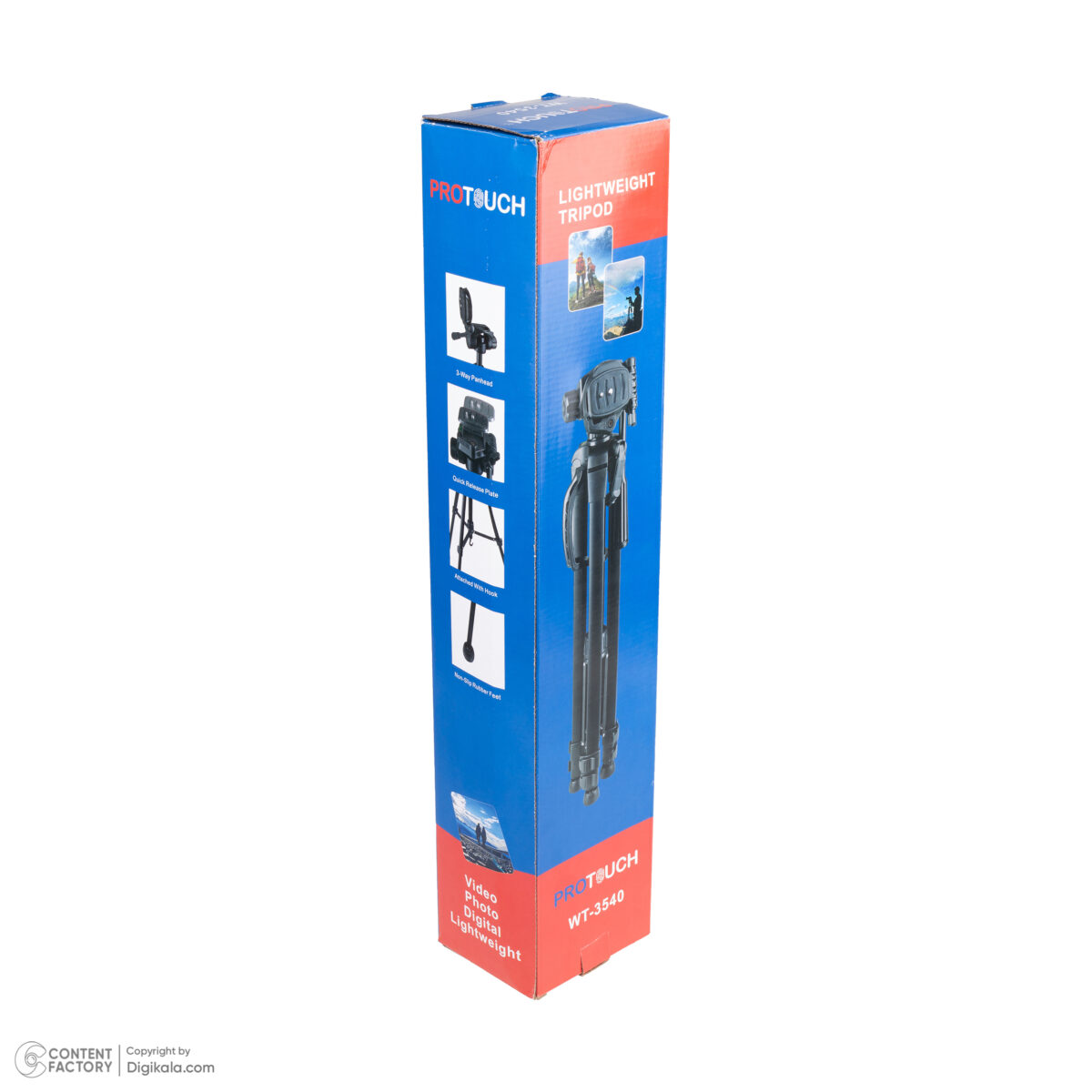 سه پایه دوربین پروتاچ مدل WT-3540